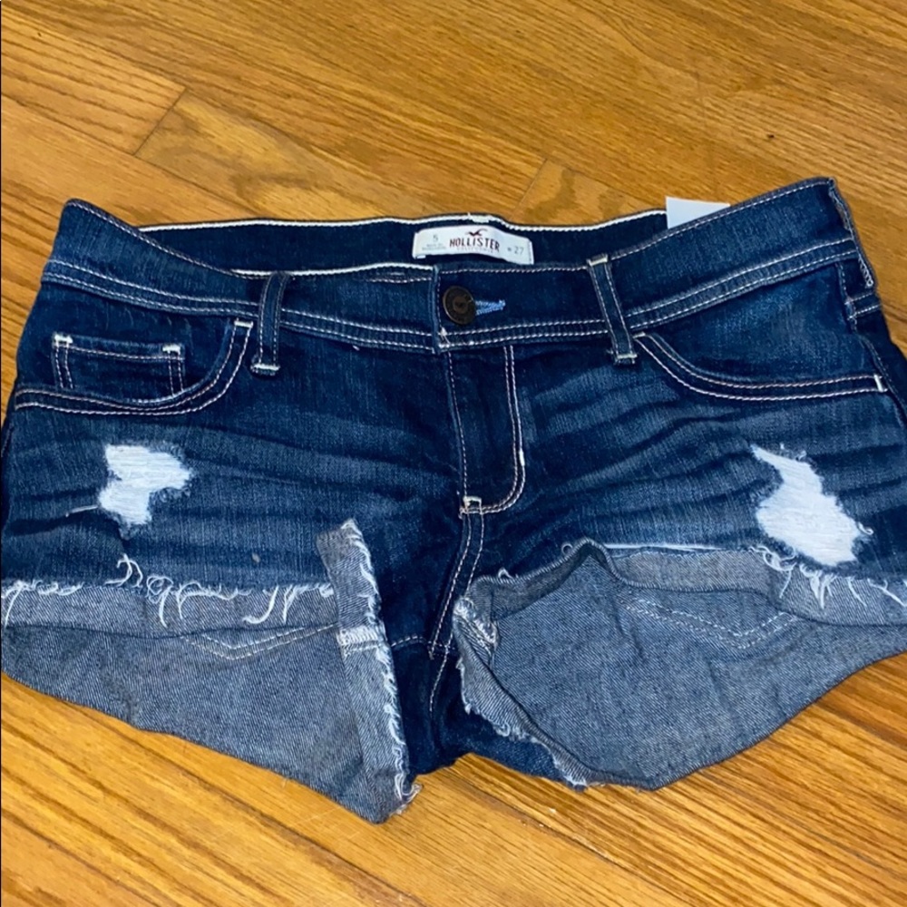 Brand new hollister denim shorts